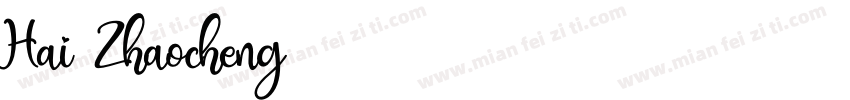 Hai Zhaocheng字体转换
